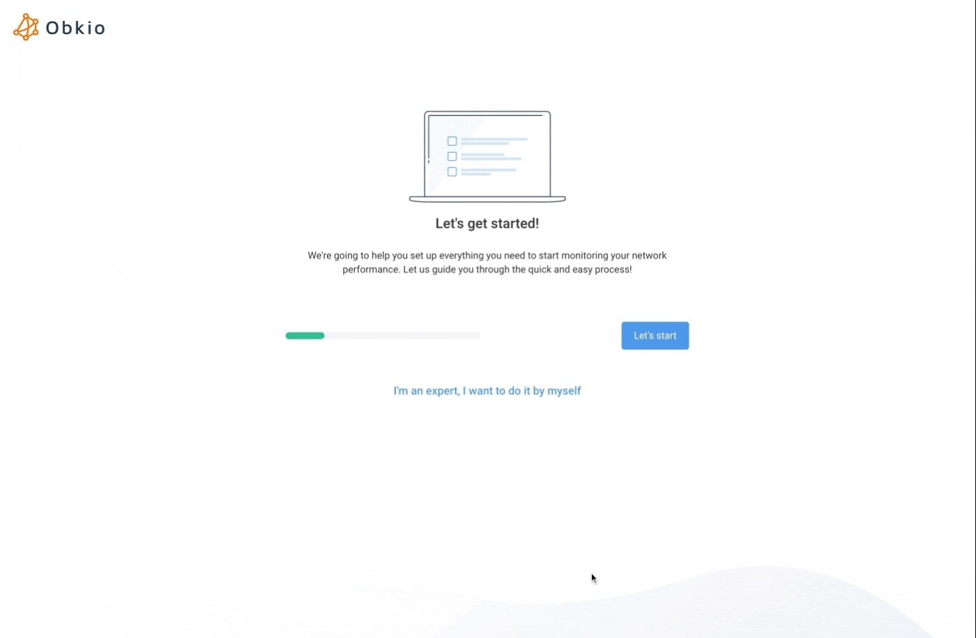Obkio Firewall Monitoring tool - Onboarding Wizard
