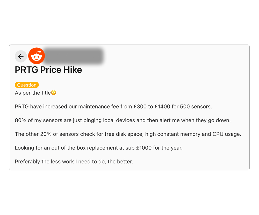 Obkio Network Monitoring PRTG Competitor