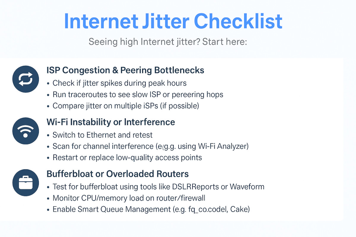 what causes internet jitter