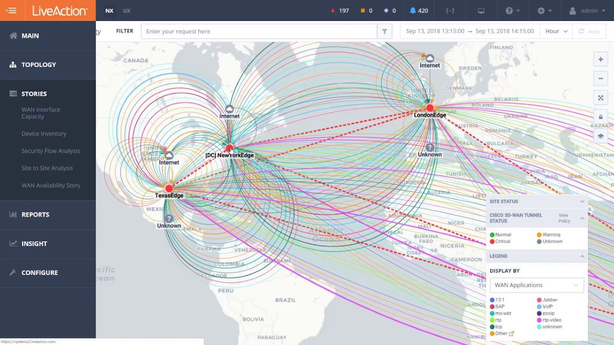 live action livenx network auditing tool screenshot 4