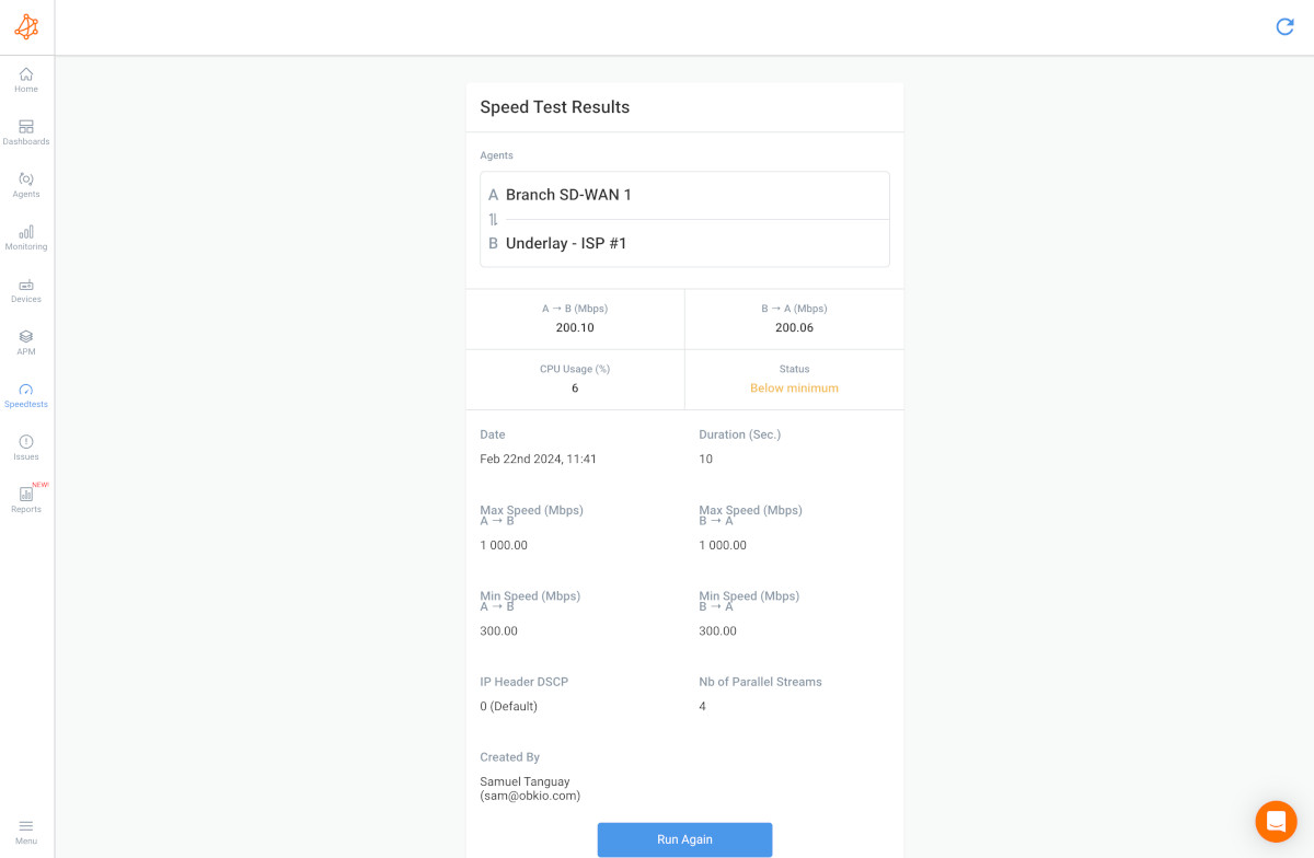 Monitoring Managed SD-WAN for MSSPs