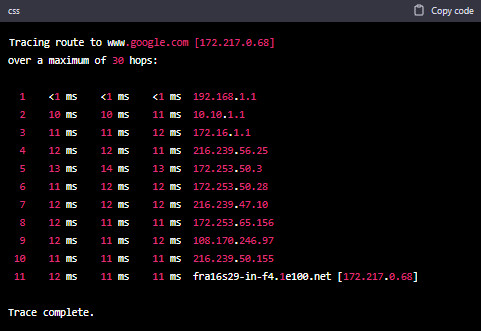 What is Latency - Traceroute