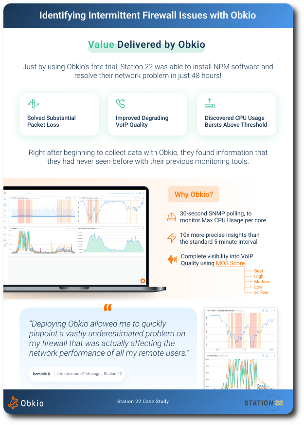 firewall performance monitoring - Case Study